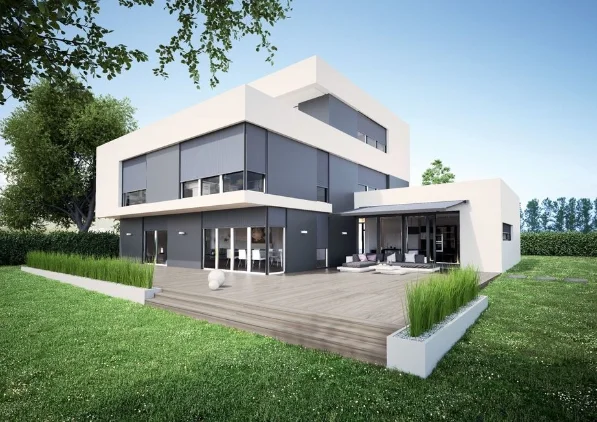 Moderne Fenstermarkisen