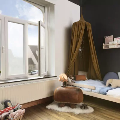 Transparenter Sichtschutz für die Fenster